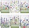 6-Piece Spring Floral Kitchen Towels – Flamingo, Sunflower & Wildflower Dish Towels (16"x24", Fresh Colors)